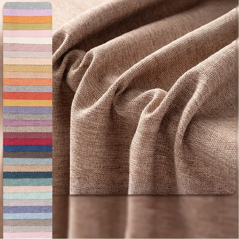 Faux vászon függönyszövet Számos előny