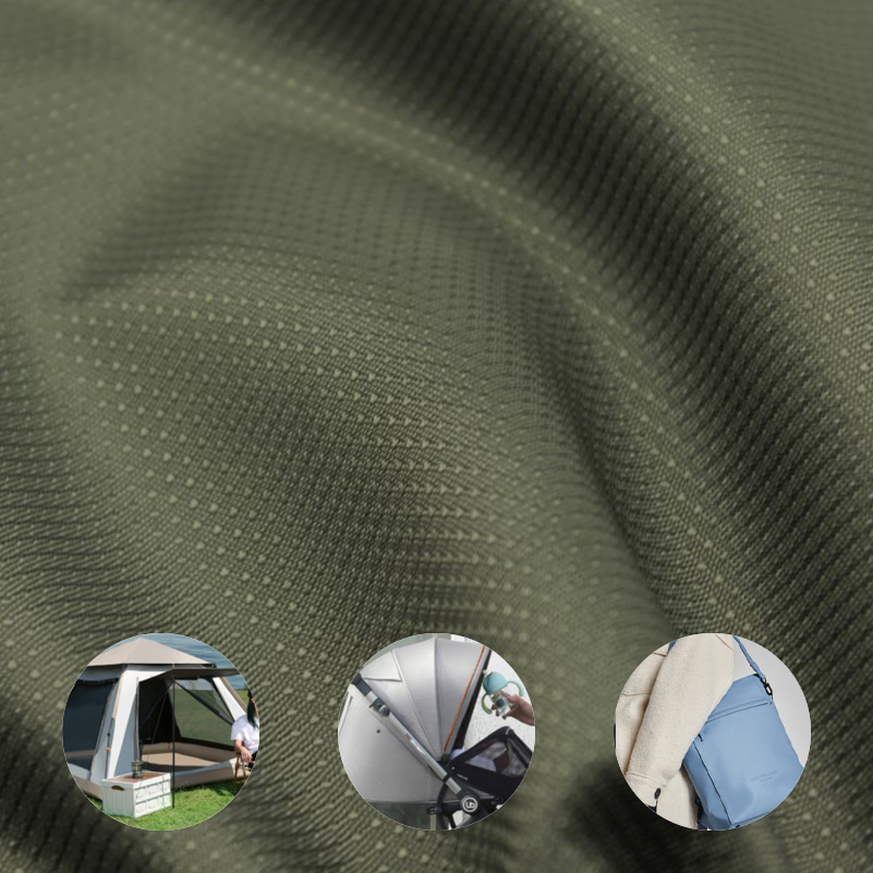 Poliészter Jacquard Oxford szövet
