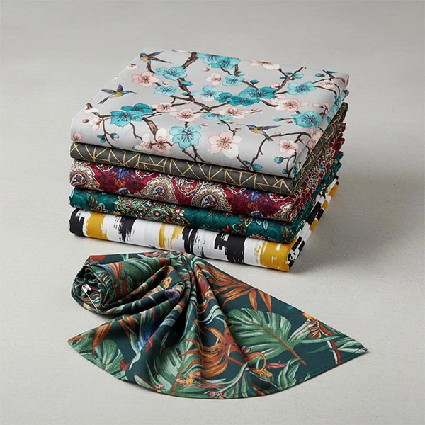 Poliészter viszkóz nyomott bélésszövet Poliészter viszkóz nyomott bélésszövet